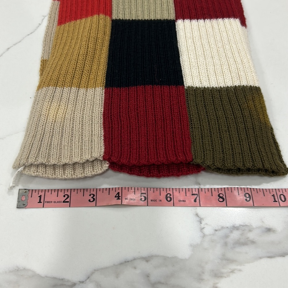 Patchwork Color Block Scarf - image 5